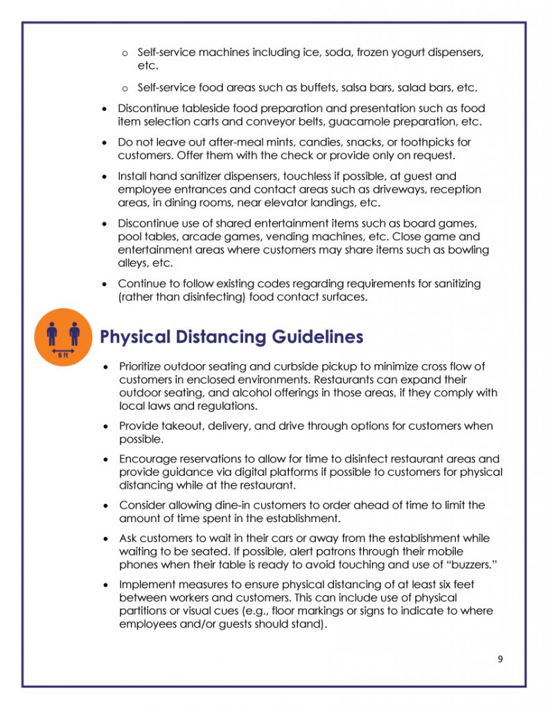 Covid-19 Industry Guidance