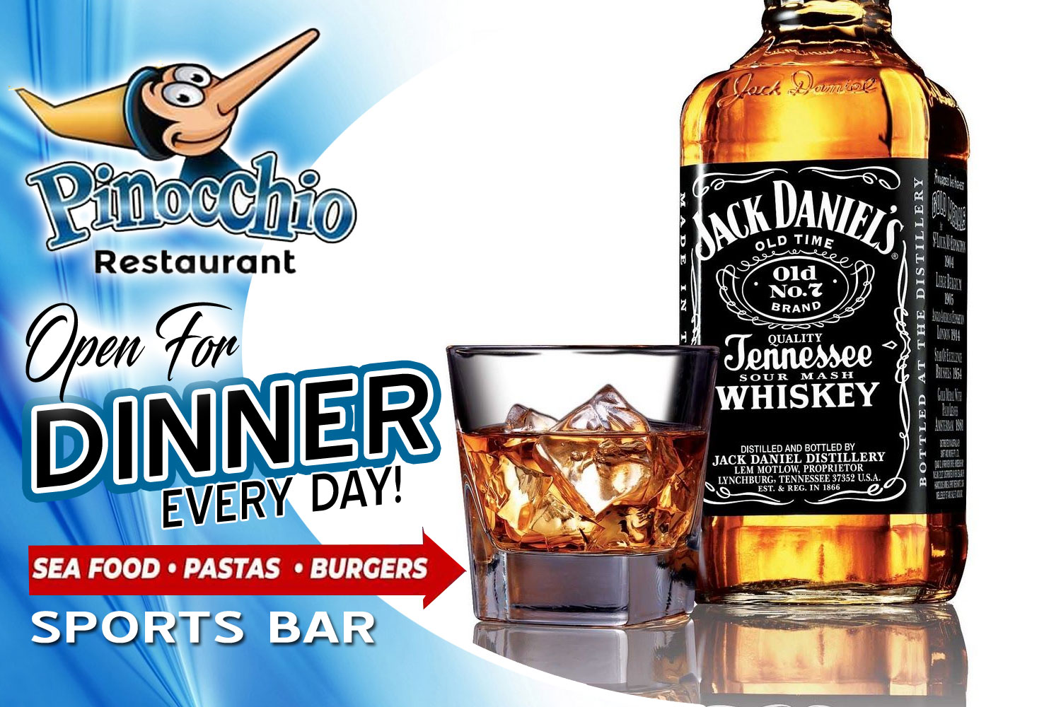 Come enjoy a Jack Daniels